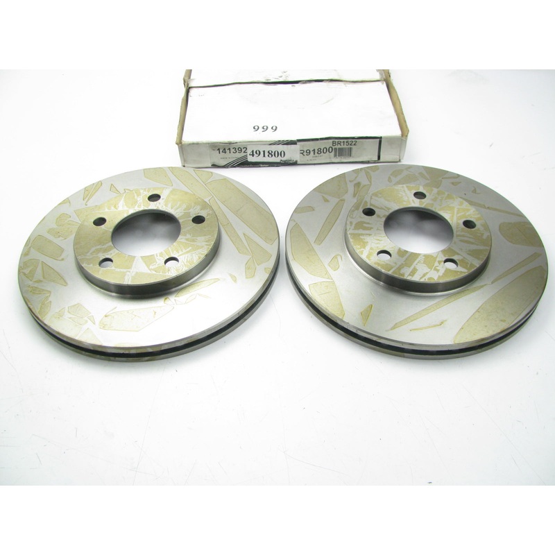 (2) Trustar BR1522 Front Brake Rotor
