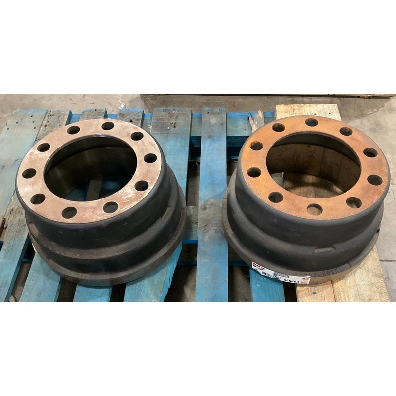 (2) Webb 65548B Outboard Brake Drum, 15'' X 4'', 10 Hole, Replaces 2605075C1