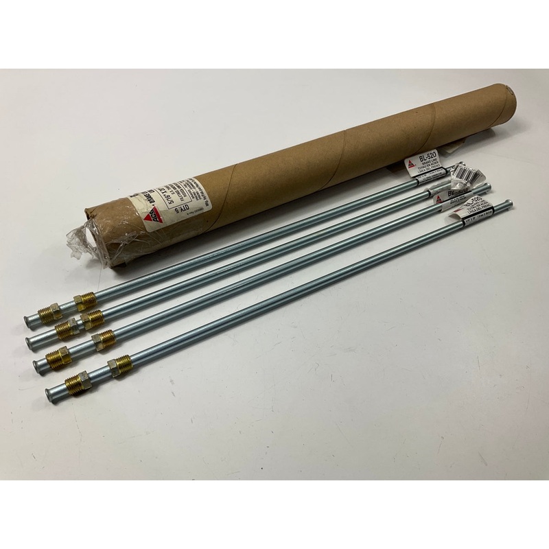 (4) AGS BL-520 Domestic Steel Brake Line, 5/16'' X 20''