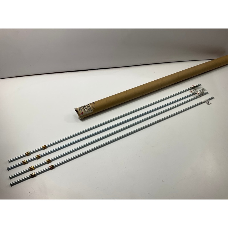 (4) AGS BL-540 Brake Lines, 5/16'' X 40'', 1/2-20'' US Thread Fittings