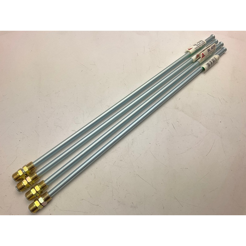 (4) AGS BL620 Univeral Domestic Steel Brake Line, 3/8'' X 20''