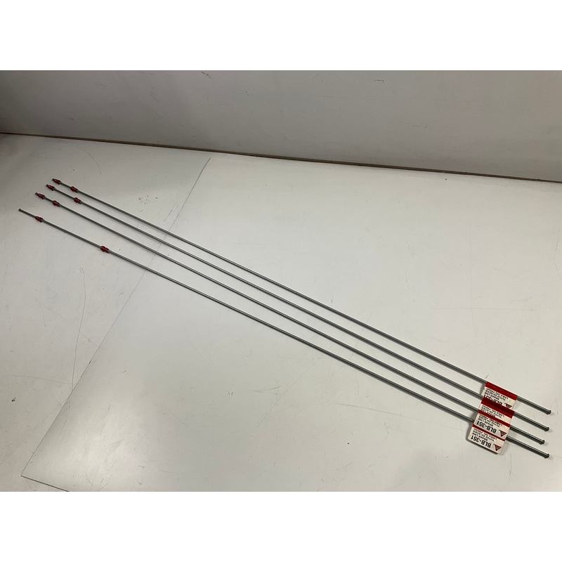 (4) AGS BLB-351 Steel Brake Line 3/16'' X 51'' Long, 3/8-24'' Thread Size