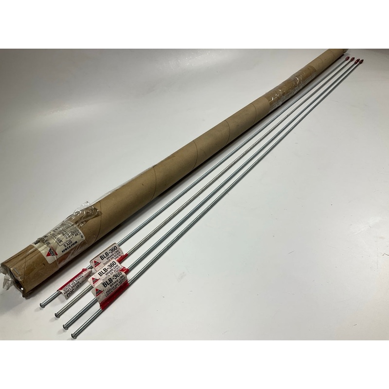 (4) AGS BLB-360 British Steel Brake Line, 3/16'' Diameter X 60 Long