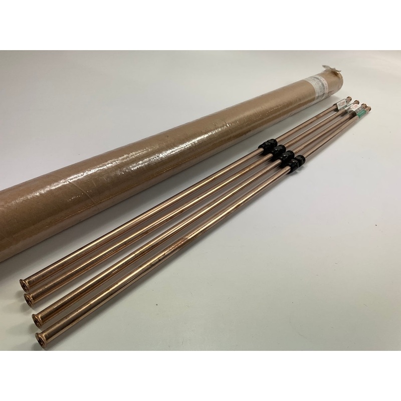 (4) AGS CN-630 NiCopp Copper Nickel Alloy Brake Line: 30'' Long, 3/8'' Diameter