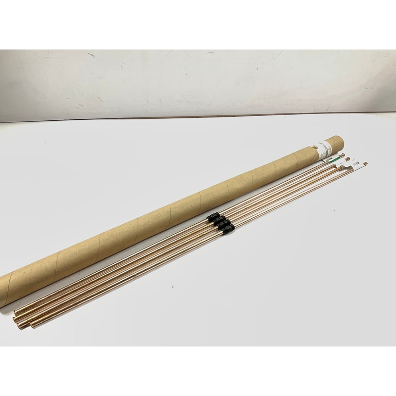 (4) AGS CN640 Nickel / Copper Brake Fuel Transmission Lines, 3/8'' X 40'', 5/8''-18