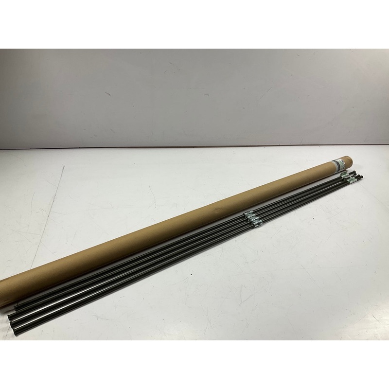 (4) AGS PA-651 PVF Coated Steel Brake Line: 51'' Long, 3/8'' Diameter, Universal