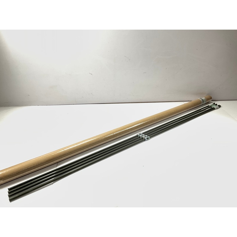 (4) AGS PA-660 PVF Coated Steel Brake Line: 60'' Long, 3/8'' Diameter, Universal