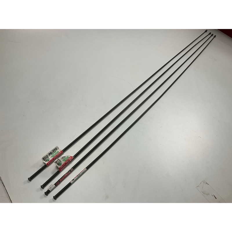 (4) AGS PA-772 PVF Coated Steel Brake Line: 72'' Long, 6mm Diameter, Universal