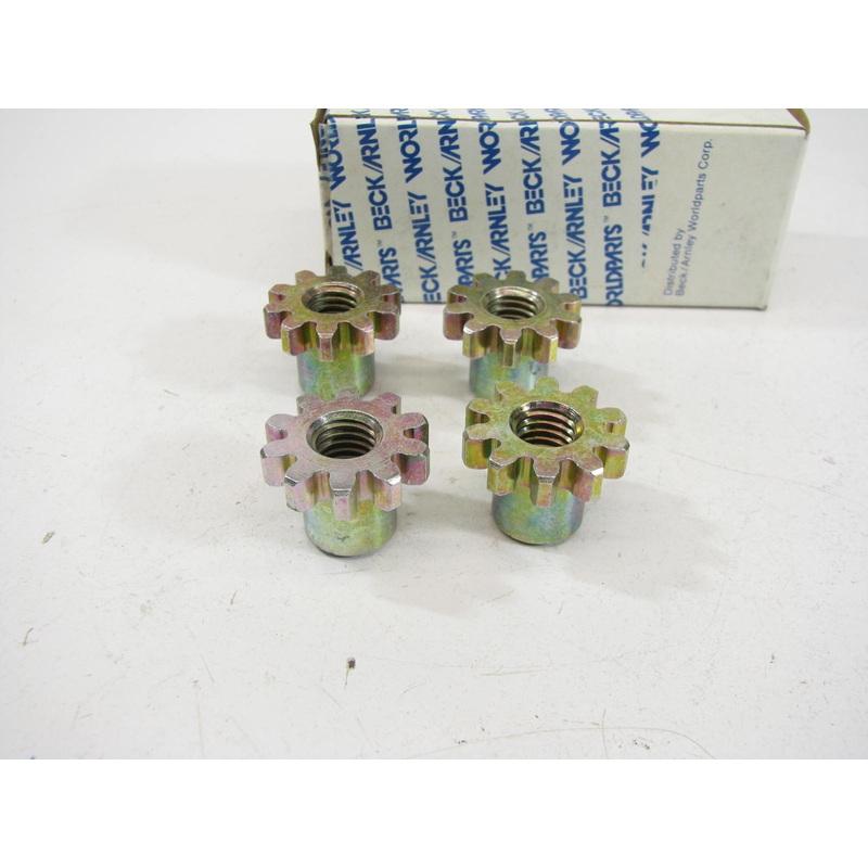 (4) Beck Arnley 0850058 Brake Adjusting Screw Nut - Rear