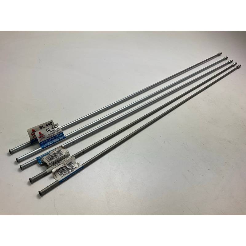 (5) AGS BL-440 Universal Domestic Steel Brake Line, 1/4'' X 40''