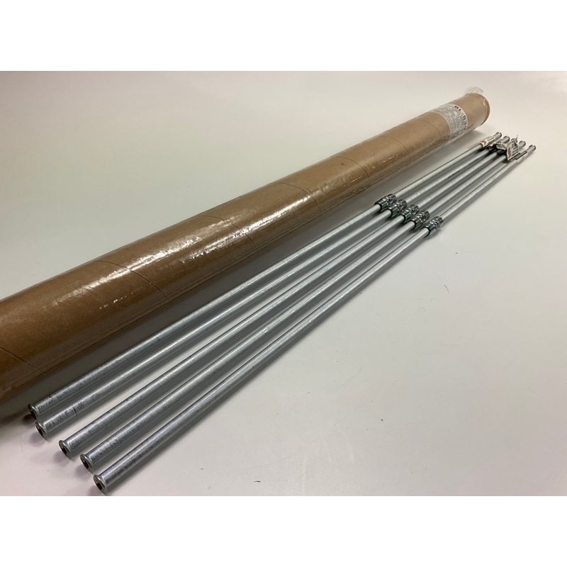 (5) AGS BL-530 Domestic Steel Brake Line, 5/16'' X 30'' Long