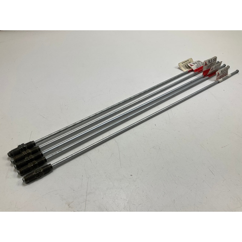 (5) AGS BLE-320 European Steel Brake Line 3/16 X 20'', M10x1mm Threads