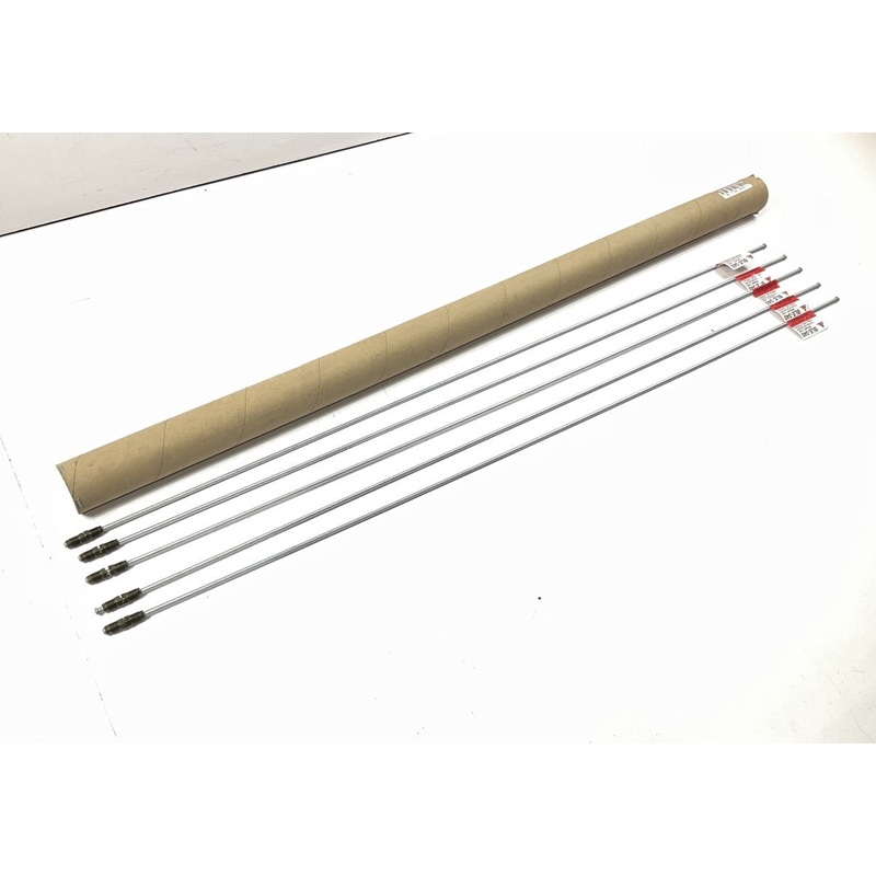 (5) AGS BLE-340 Brake Lines - 40'' Long X 3/16'' ID, M10x1mm Metric Threads