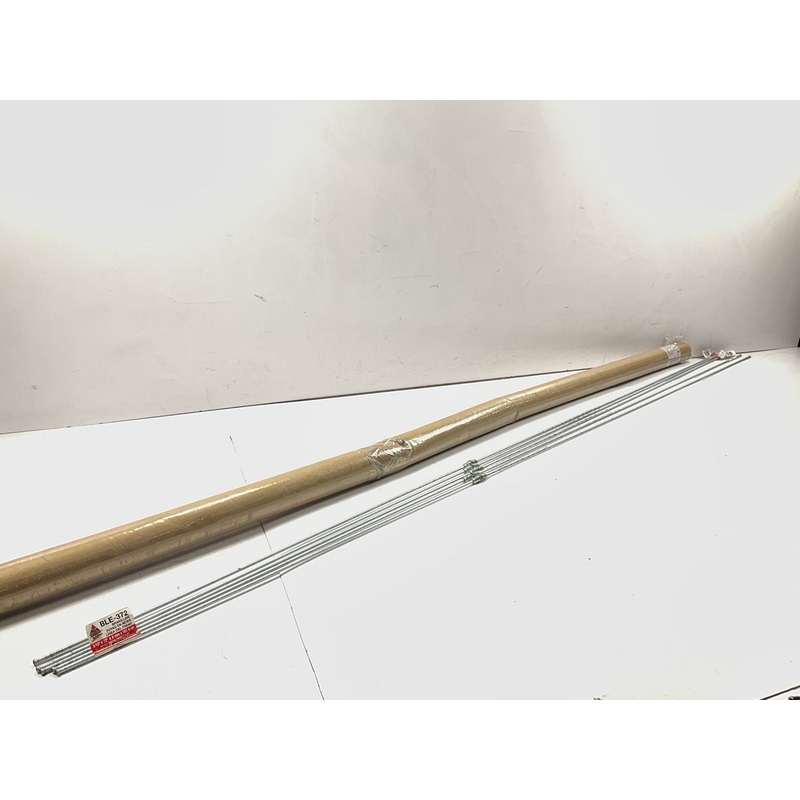 (5) AGS BLE-372 European Steel Brake Lines 3/16 X 72 In, M10x1 Thread Fittings