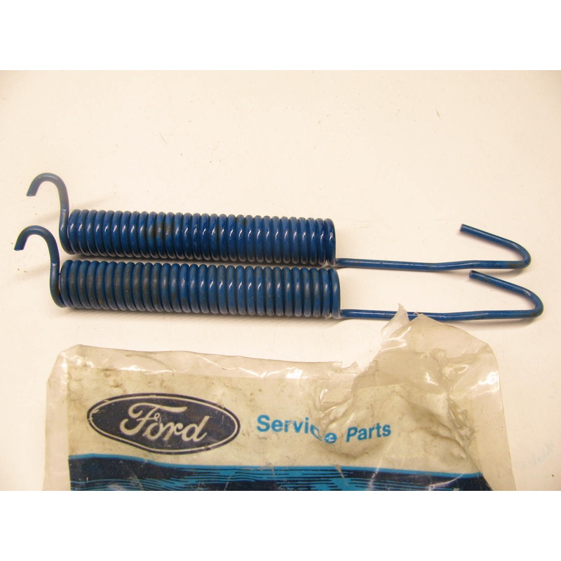 (2) NOS Genuine OE B7Q-2035-A Ford Front Brake Shoe Retaining Spring 64-67 Truck
