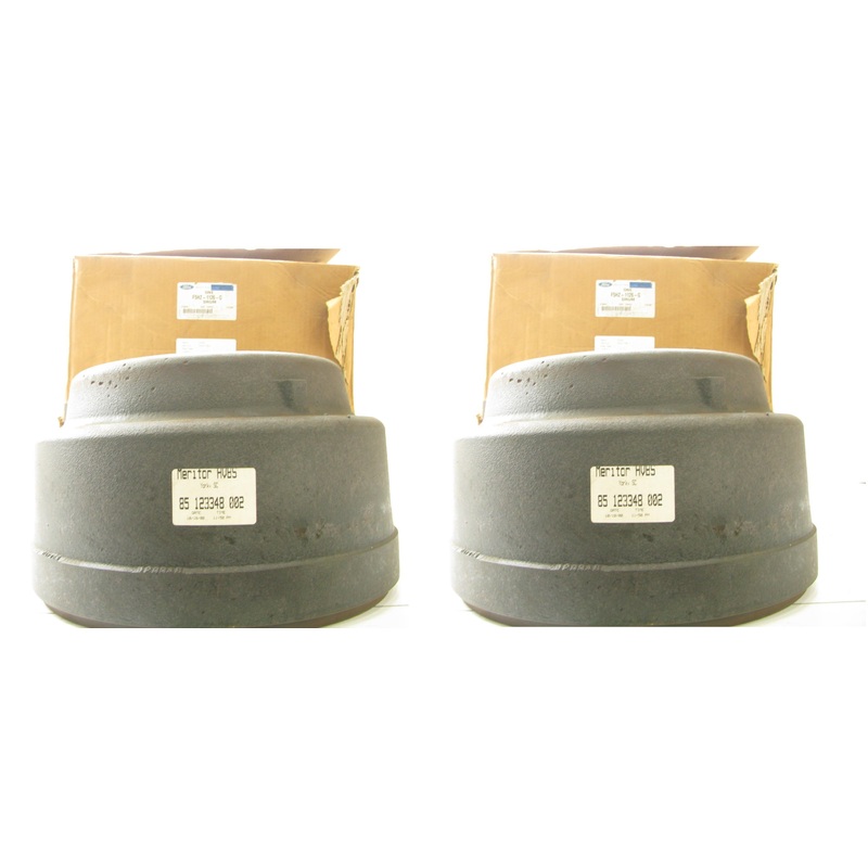 (2) OEM Ford F5HZ-1126-G Rear Brake Drums For 16.50'' X 7'' Brakes 85-123348-002