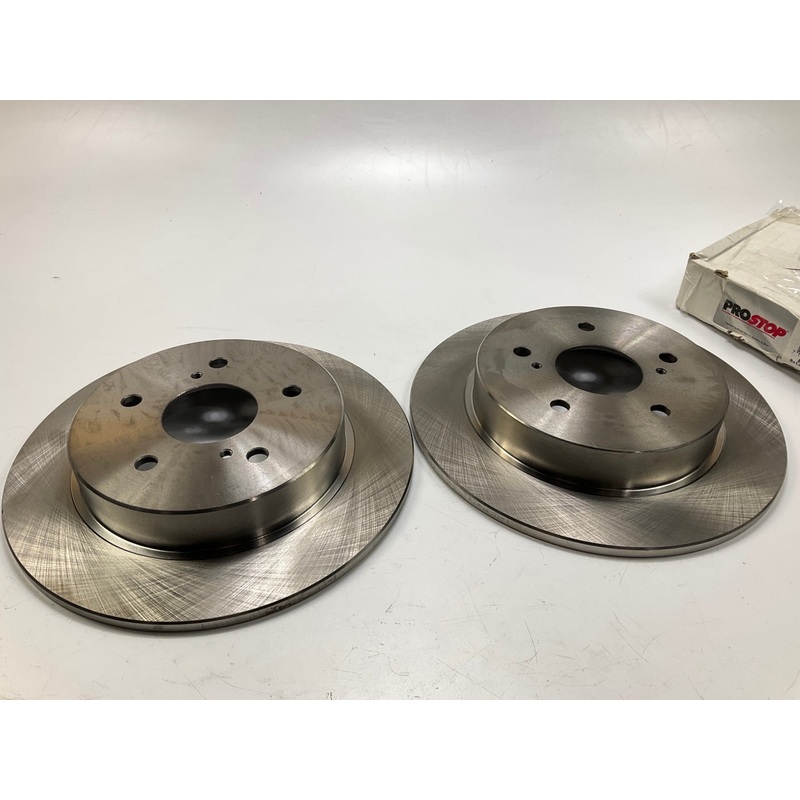 (2) Pro Stop 31498G Rear Brake Rotor For 2007-2013 Suzuki SX4