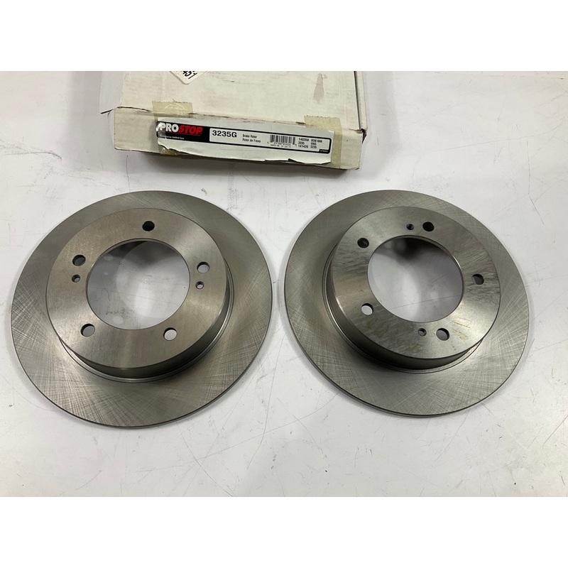 (2) Pro Stop 3235G Front Brake Rotor For 1985-1987 Suzuki Samurai