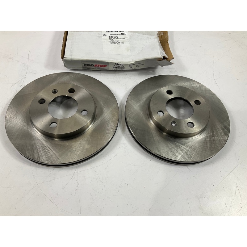 (2) Pro Stop 3464G Front Brake Rotor