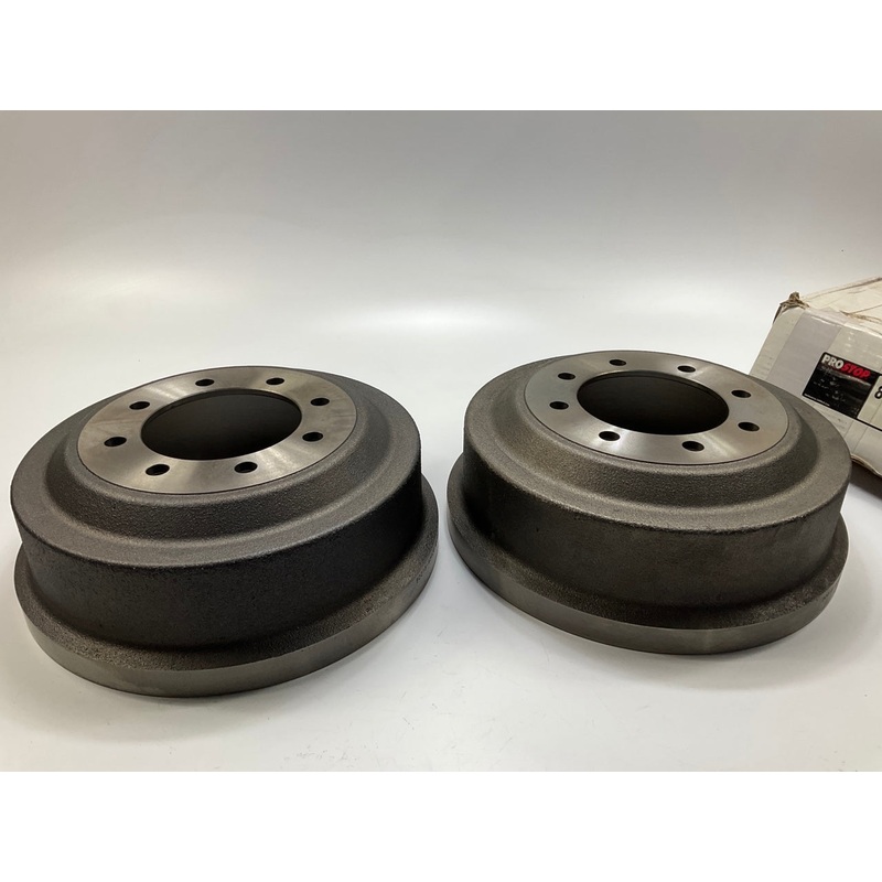(2) Pro Stop 80018G Rear Brake Drum