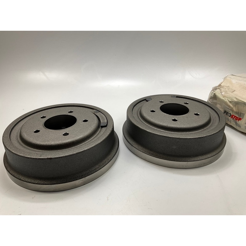(2) Pro Stop 80023G Rear 5-lug Brake Drums For 1997-1999 Ford F-150