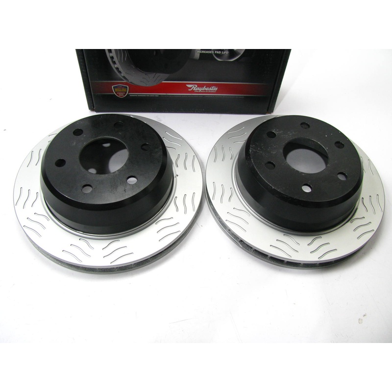 (2) Raybestos 56919PER Performance S-Groove Disc Brake Rotor - Rear