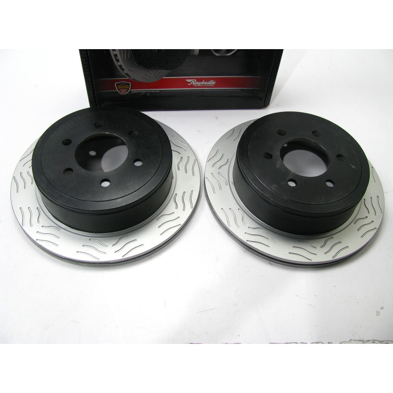 (2) Raybestos 680182PER Rear Performance Brake Rotor For 2004-2011 Ford F-150