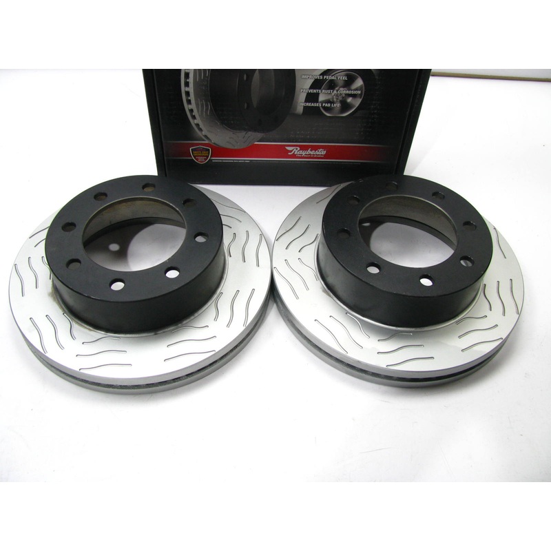(2) Raybestos 680339PER Performance S-Groove Disc Brake Rotors - Front