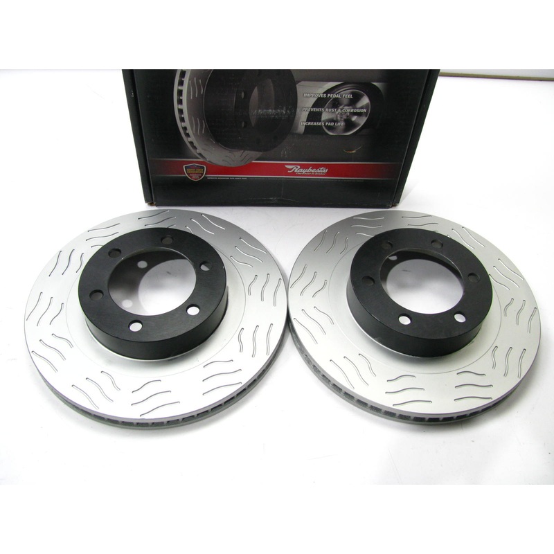 (2) Raybestos 980160PER Performance S-Groove Front Brake Rotors - 03-09 4Runner
