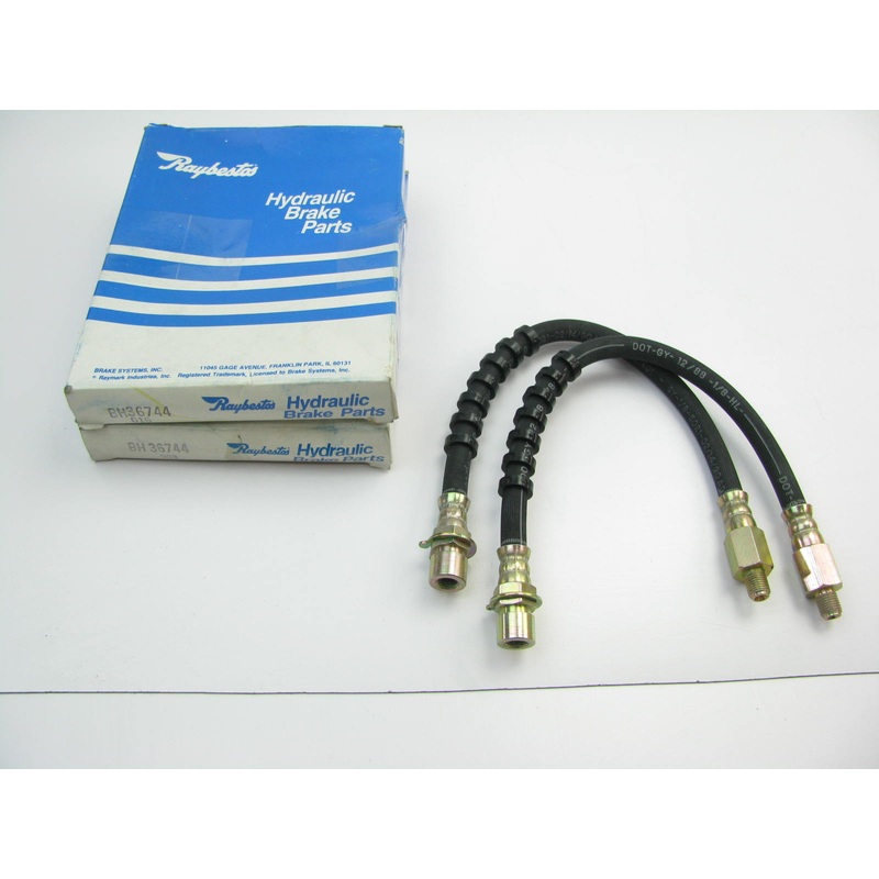 (2) Raybestos BH36744 Front Brake Hydraulic Hose for 1974-1975 Maverick & Comet