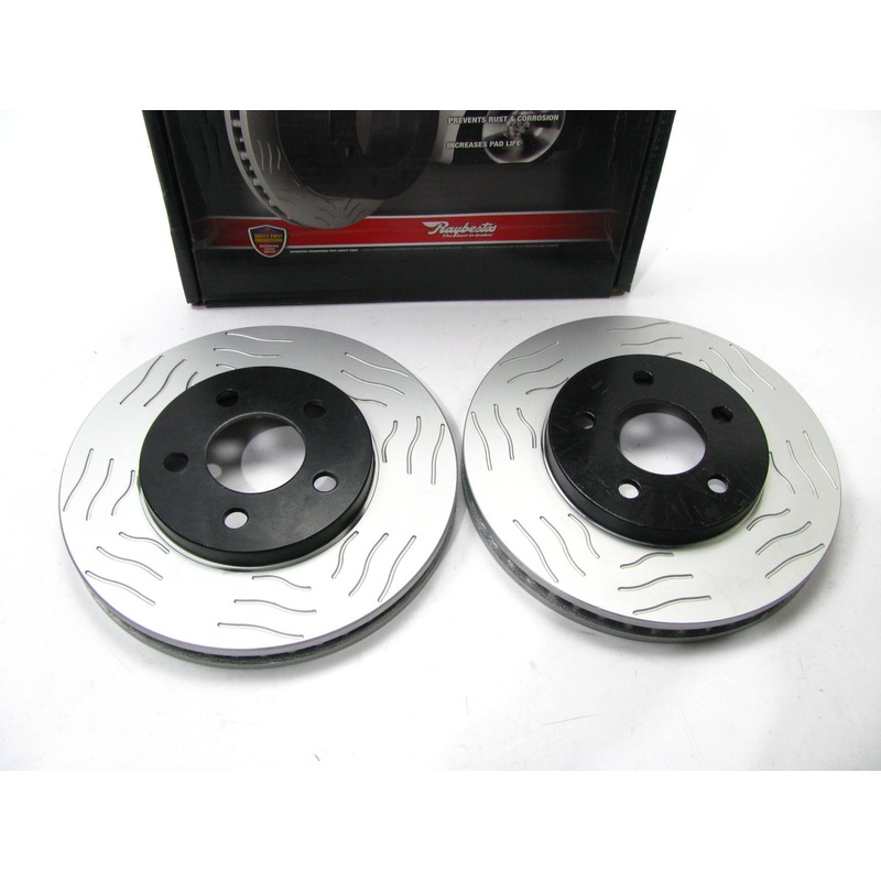 (2) Raybestos R-300 Performance Disc Brake Rotors - 2005-10 Ford Mustang - Front