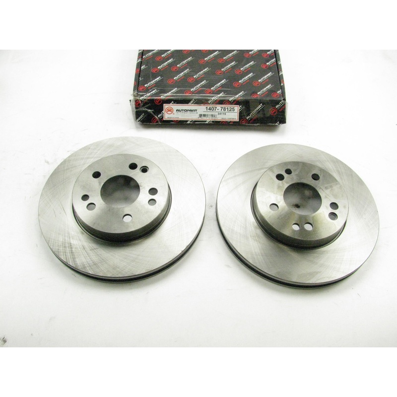 (2) Autopart International 1407-78125 Disc Brake Rotor - Front