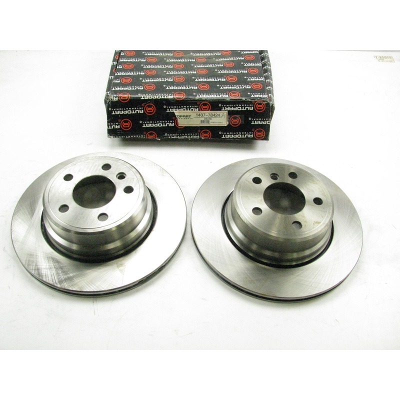 (2) Autopart International 1407-78424 Rear Disc Brake Rotor For 2002-2006 BMW X5