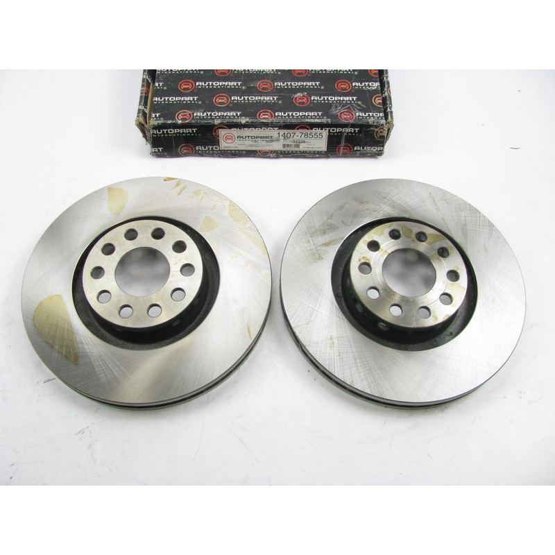 (2) Autopart International 1407-78555 Front Disc Brake Rotor 2002-2004 VW Passat