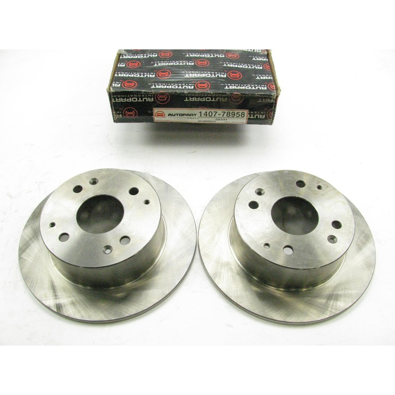 (2) Autopart International 1407-78958 Rear Brake Rotor For 1995-1998 Acura TL