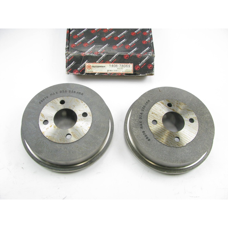 (2) Autopart International 1408-78069 Rear Brake Drum