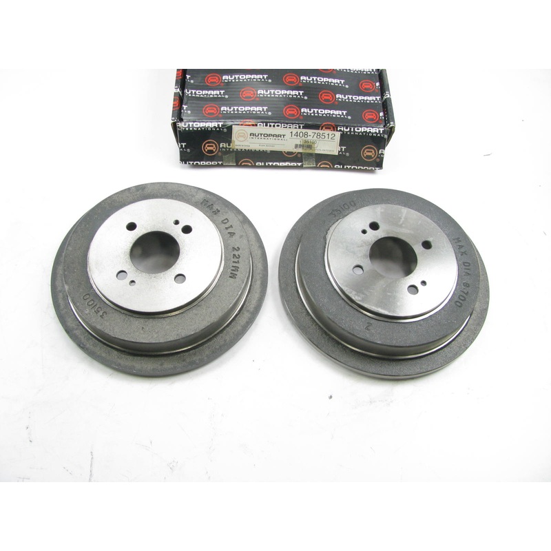 (2) Autopart International 1408-78512 Rear Brake Drum 2003-05 Honda Civic HYBRID