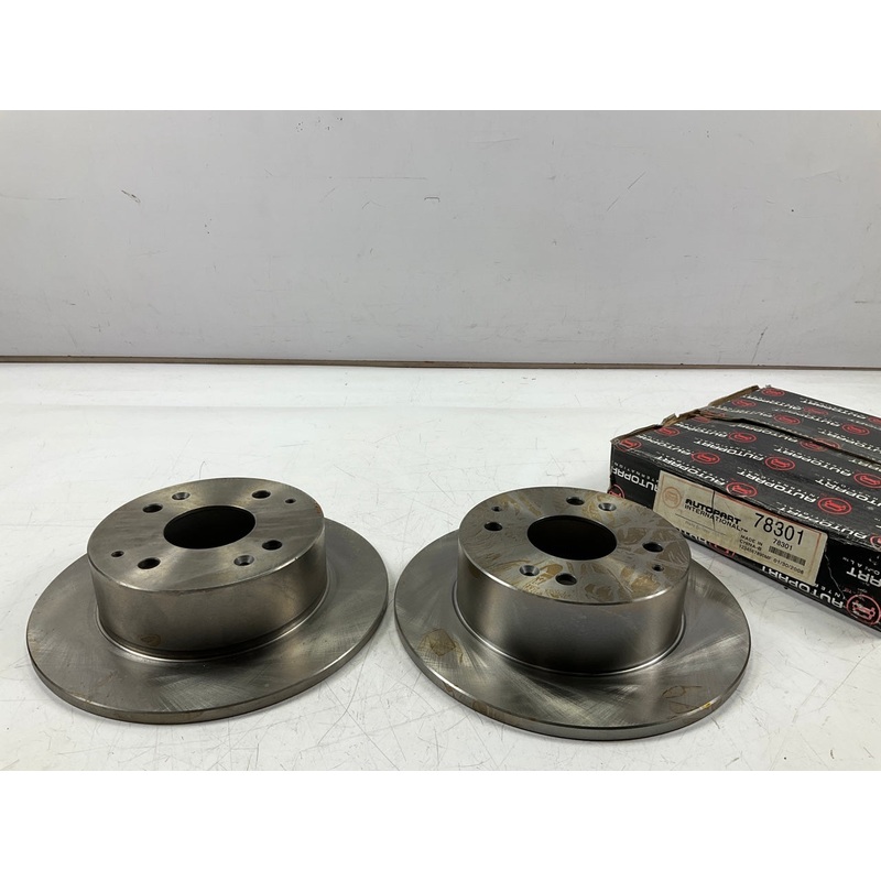 (2) Autopart International 78301 Rear Brake Rotor For 1992-1994 Acura Vigor