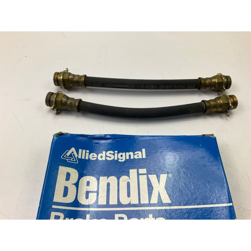 (2) Bendix 77230 Rear Brake Hose - 1979-1985 Cadillac Eldorado, Olds Toronado