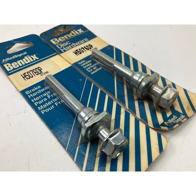 (2) Bendix H5076DP Disc Brake Caliper Bolts