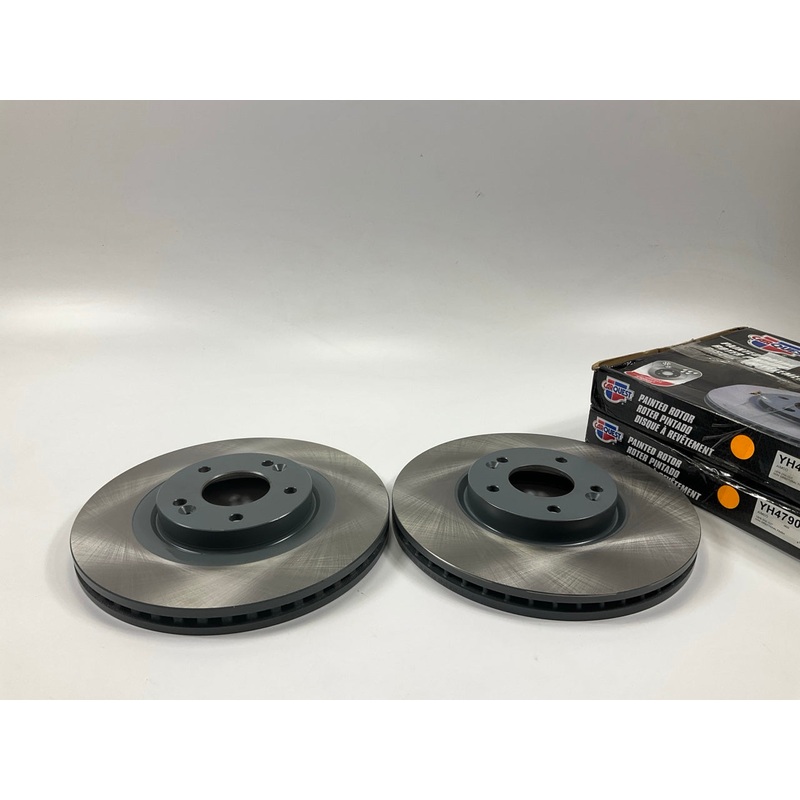(2) Carquest YH479087P Front Premium Brake Rotors For 2013-2020 Hyundai Santa Fe