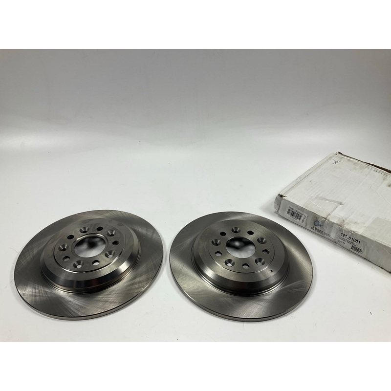 (2) Ctek 121-61081 Rear Disc Brake Rotor