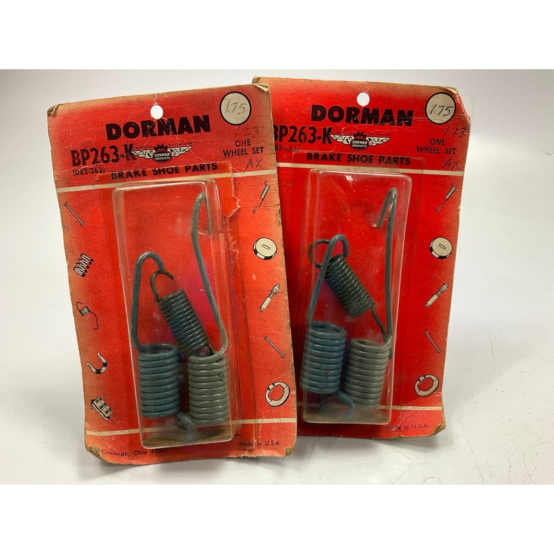 (2) Dorman BP263-K Rear Brake Drum Brake Shoes Spring - 1965-1972 Pontiac