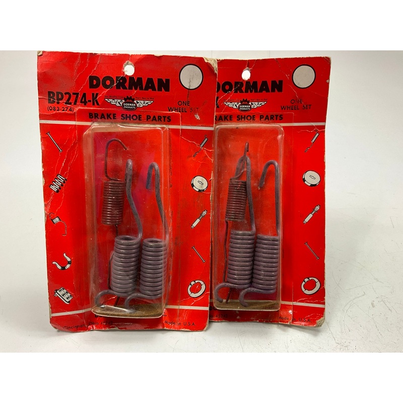 (2) Dorman Brake Shoes Hardware Spring Kit For 69-72 Dart Demon Valiant Duster