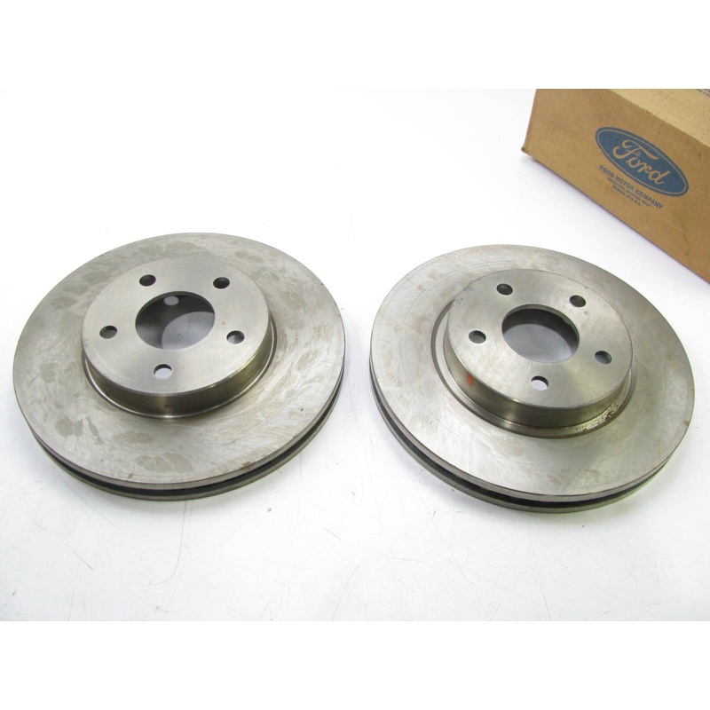 (2) GENUINE OEM Ford F0SZ-1L104-A Front Disc Brake Rotors PAIR 89-90 Thunderbird