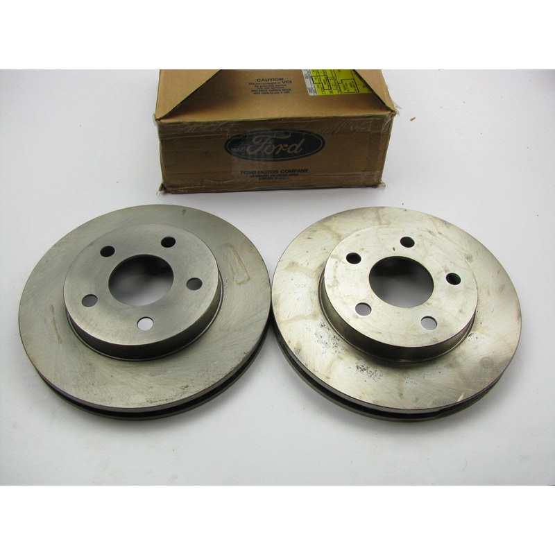 (2) Genuine OEM Ford F1OY-1125-B Front Disc Brake Rotors F10Y-1125-B   PAIR