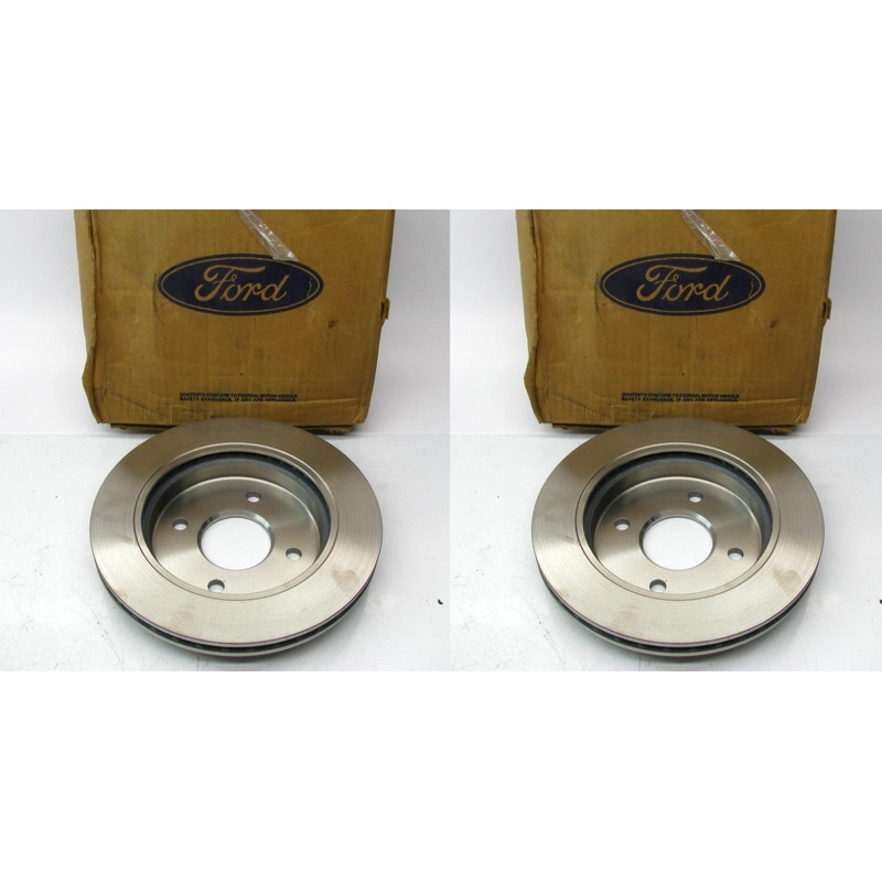 (2) GENUINE OEM Ford F5RZ-2C026-A REAR Disc Brake Rotors 95-97 Contour Mystique