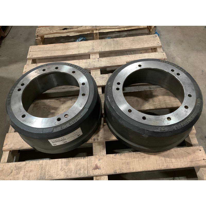 (2) KIC 51952-11 Inboard Brake Drum 16.5''x7'', Replaces 68897F, 2765, 16907