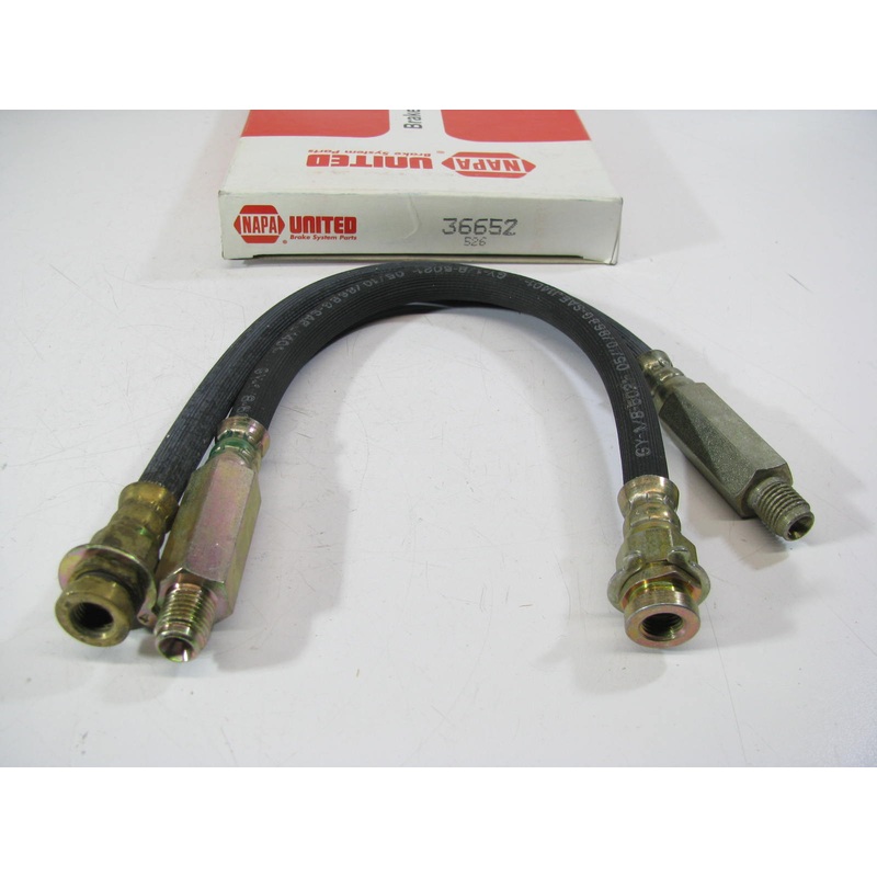 (2) Napa 36652 FRONT Brake Hoses