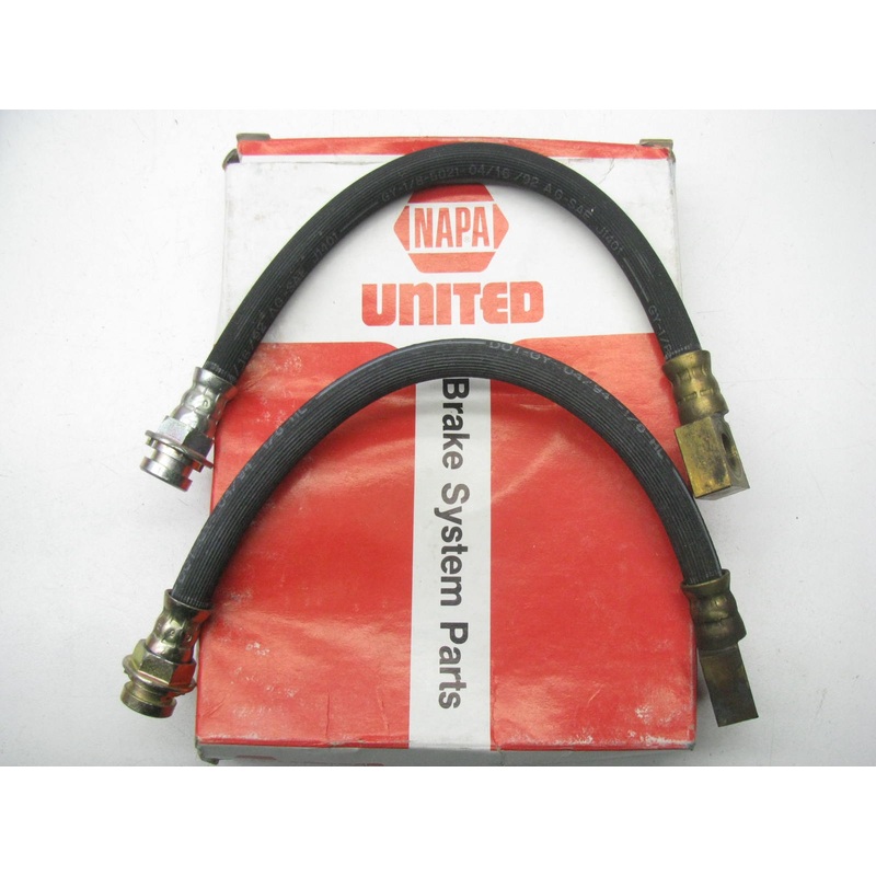 (2) Napa 36844 Brake Hydraulic Hose - Front Left / Right